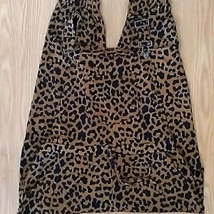 NOBO- Leapord Print Overalls